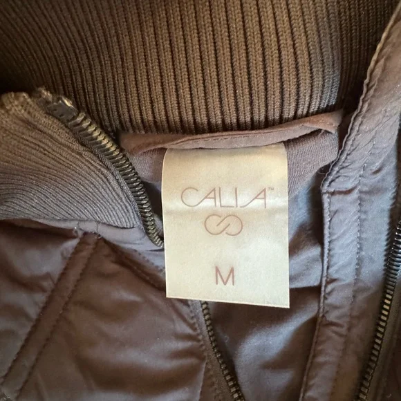 CALIA 1/2 Zip Quilted Bomber Pullover - Picture 7 of 7